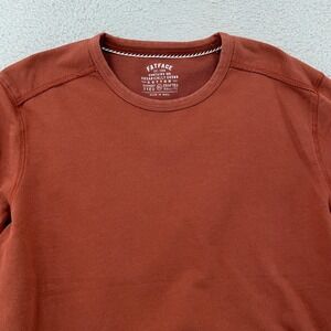 FatFace Sweatshirt Mens XL Rust Orange Garment Dyed Organic Cotton Crewneck